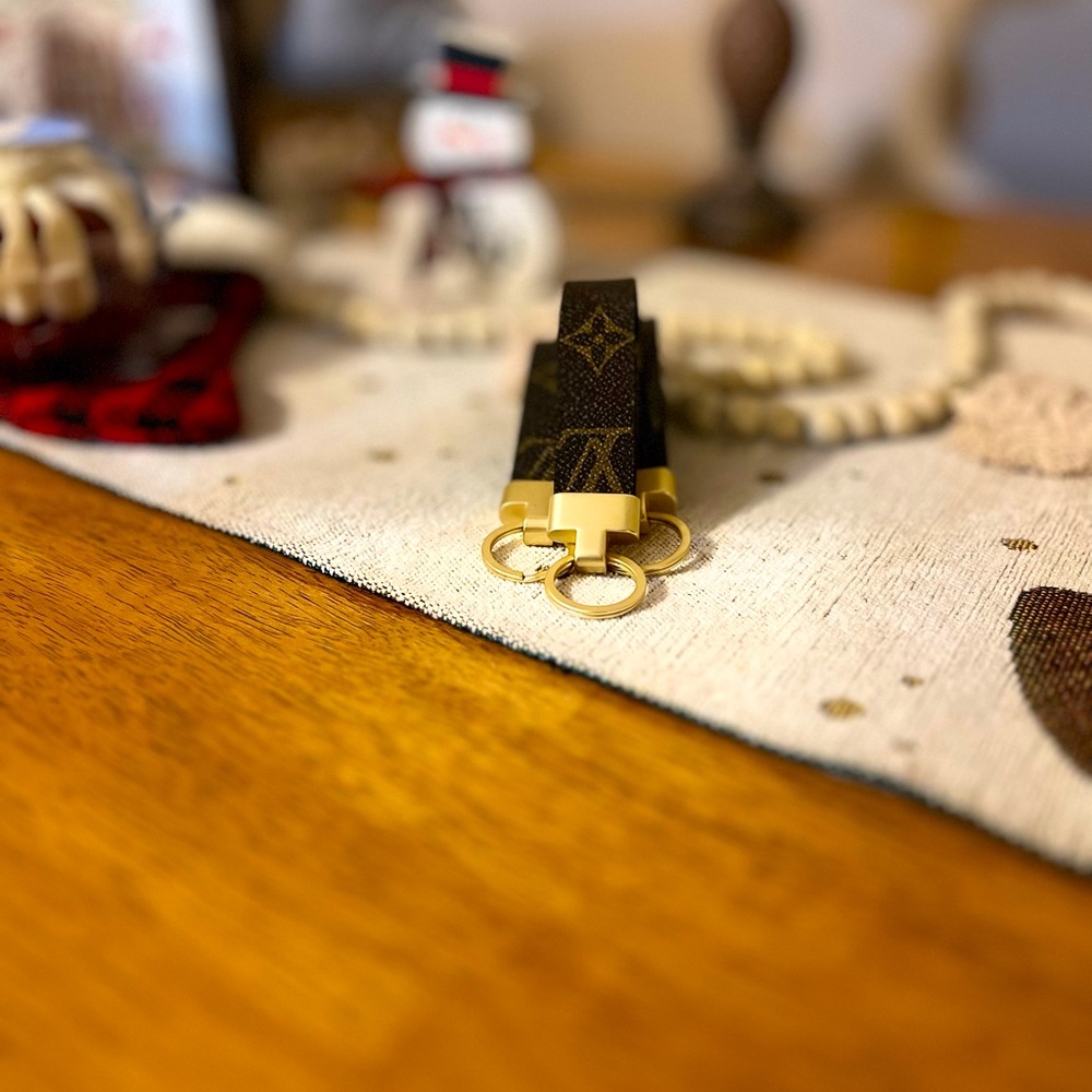 Repurposed Louis Vuitton keychain